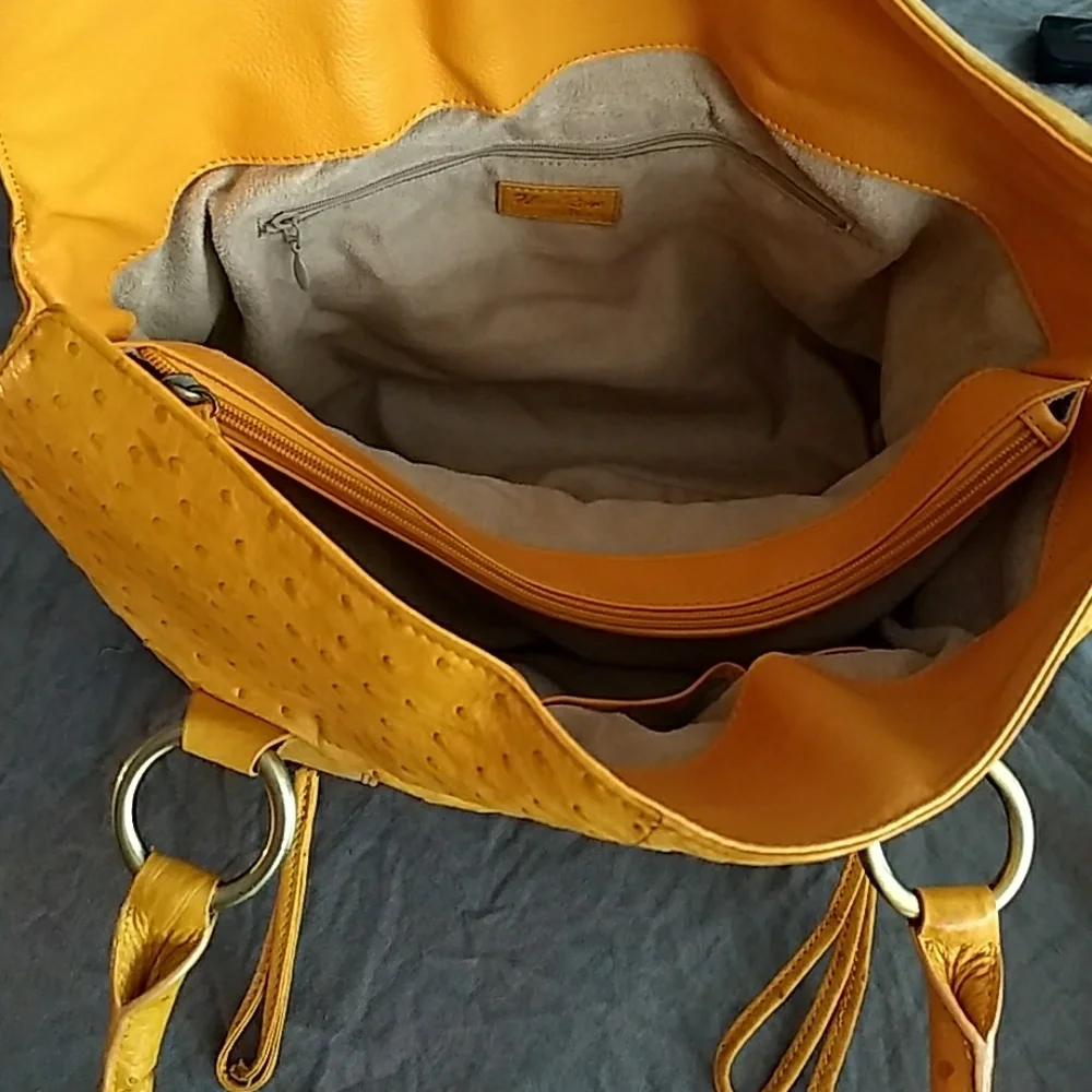 Authentic ostrich bag